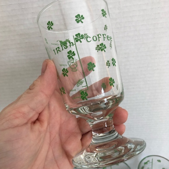 Vtg Irish Coffee Glass Set - Picture 4 of 9